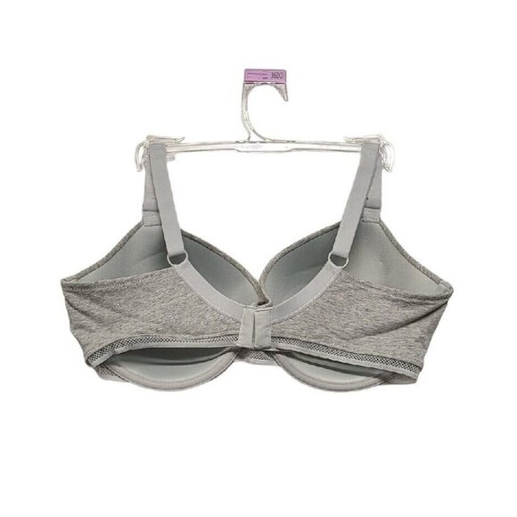 Hanes Bra Womens Size 36DD Everyday Comfort Underwire Molded Cups  Gray - Picture 2 of 8
